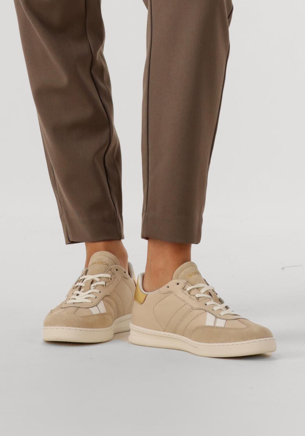 Beige WOOLRICH Sneaker Low DOUBLE U.T WOMEN - large