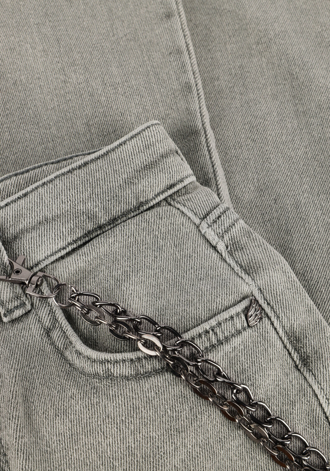 Hellgrau FRANKIE & LIBERTY Wide jeans ATTITUDE WIDE LEG - large