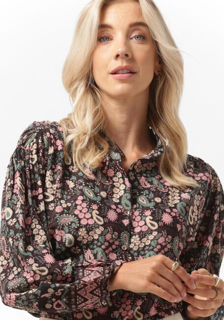 Schwarze ANTIK BATIK Blusen HELENA BLOUSE - large