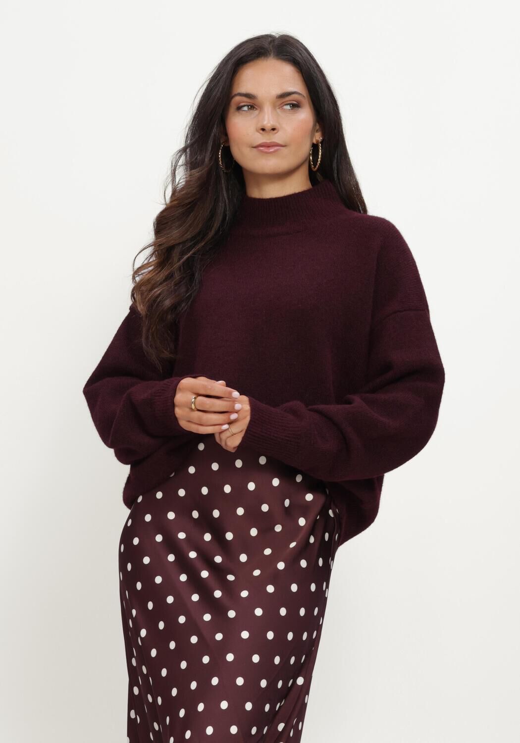Bordeaux NOTRE-V Pullover NV-IGA - large