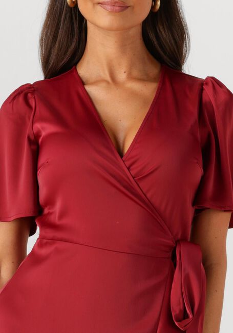 Rote Y.A.S. Midikleid YASTHEA 2/4 MIDI WRAP DRESS S. - large