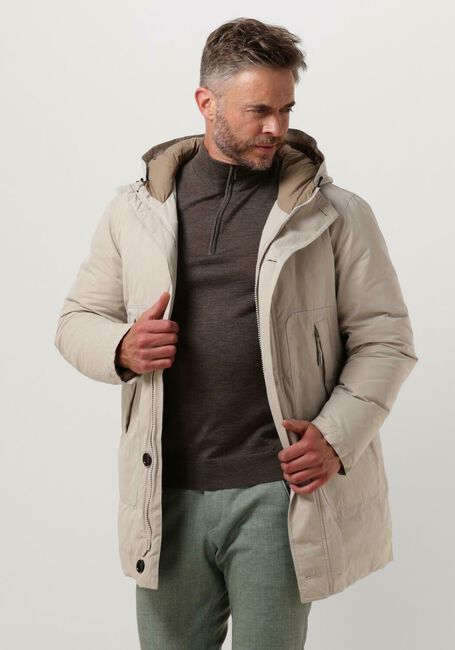 Nicht-gerade weiss PROFUOMO Wattierte Jack OUTERW PARKA DUCKDWN - large