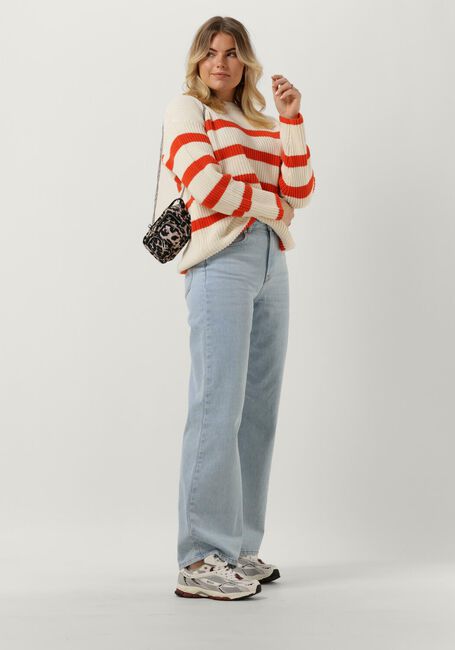 Weiße SELECTED WOMEN Pullover SLFBLOOMIE LS KNIT O-NECK B - large