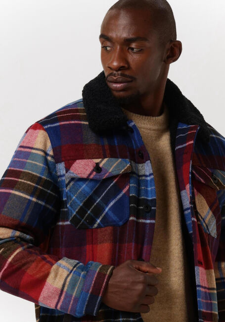 Mehrfarbige/Bunte SCOTCH & SODA Jack SHERPA-LINED TRUCKER JACKET - large