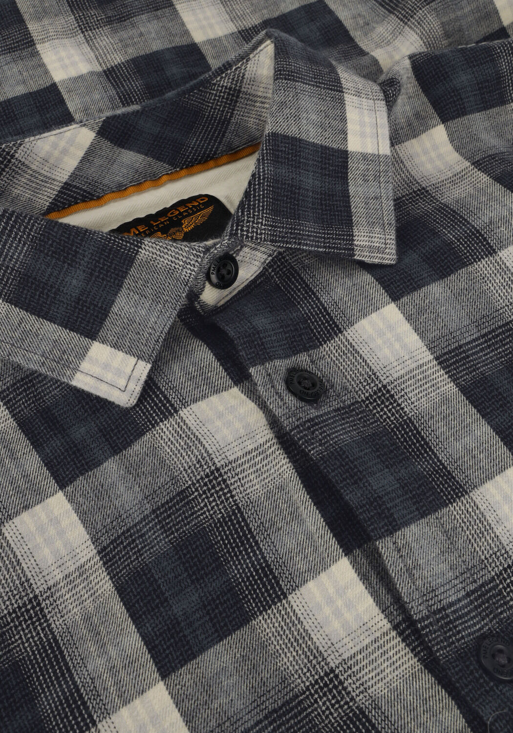 Graue PME LEGEND Hemden LONG SLEEVE SHIRT TWILL YARNDYED CHECK - large