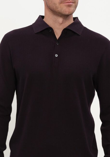 Bordeaux STEFANO LAURAN Pullover POLO BUTTON COTTON - large