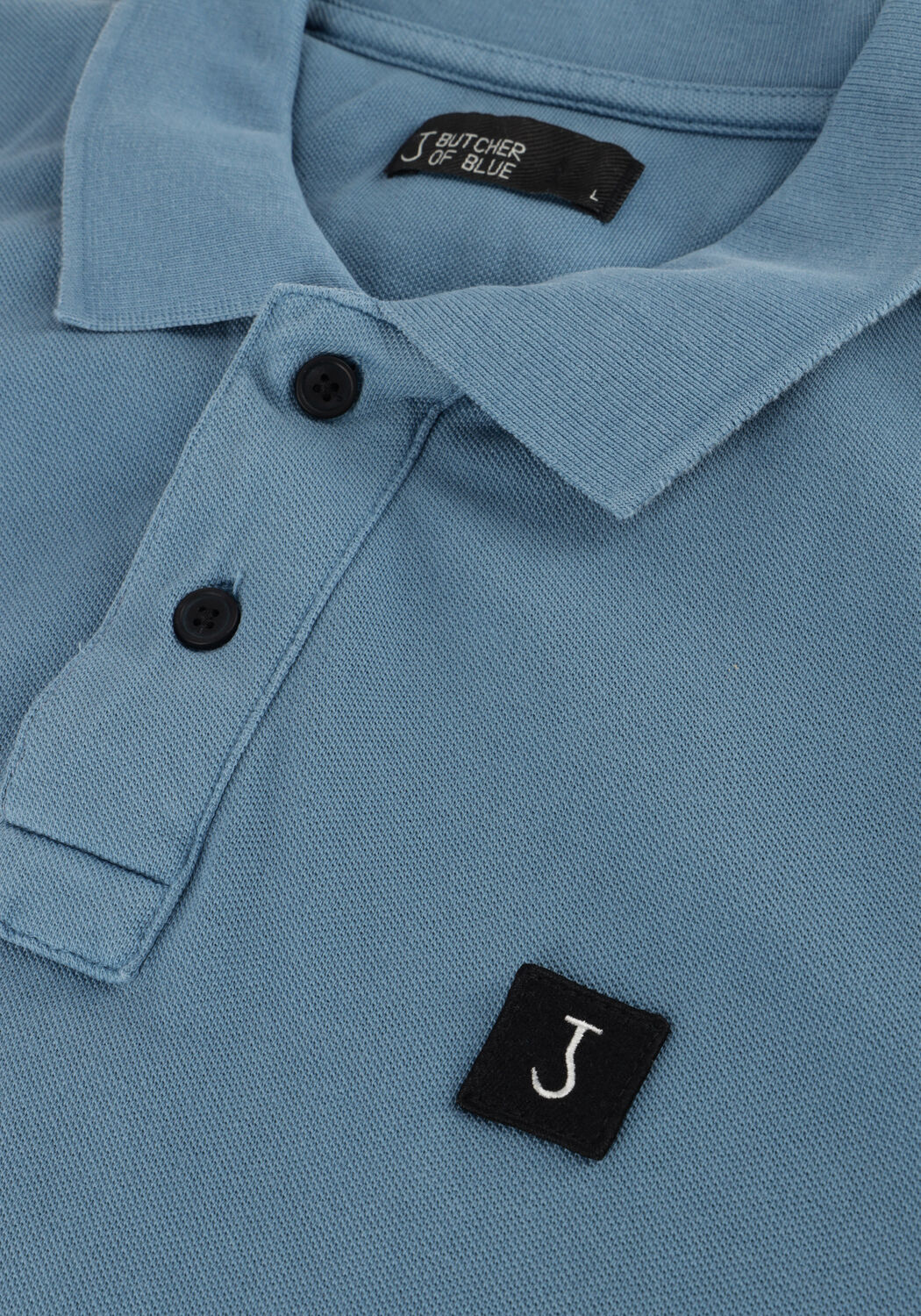 Blaue BUTCHER OF BLUE Polo-Shirt ARMY PIQUE POLO - large