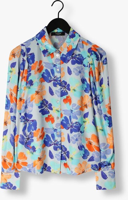 Rost JANSEN AMSTERDAM Bluse WP764 PRINTED BLOUSE LONG PUFFED SLEEVE - large