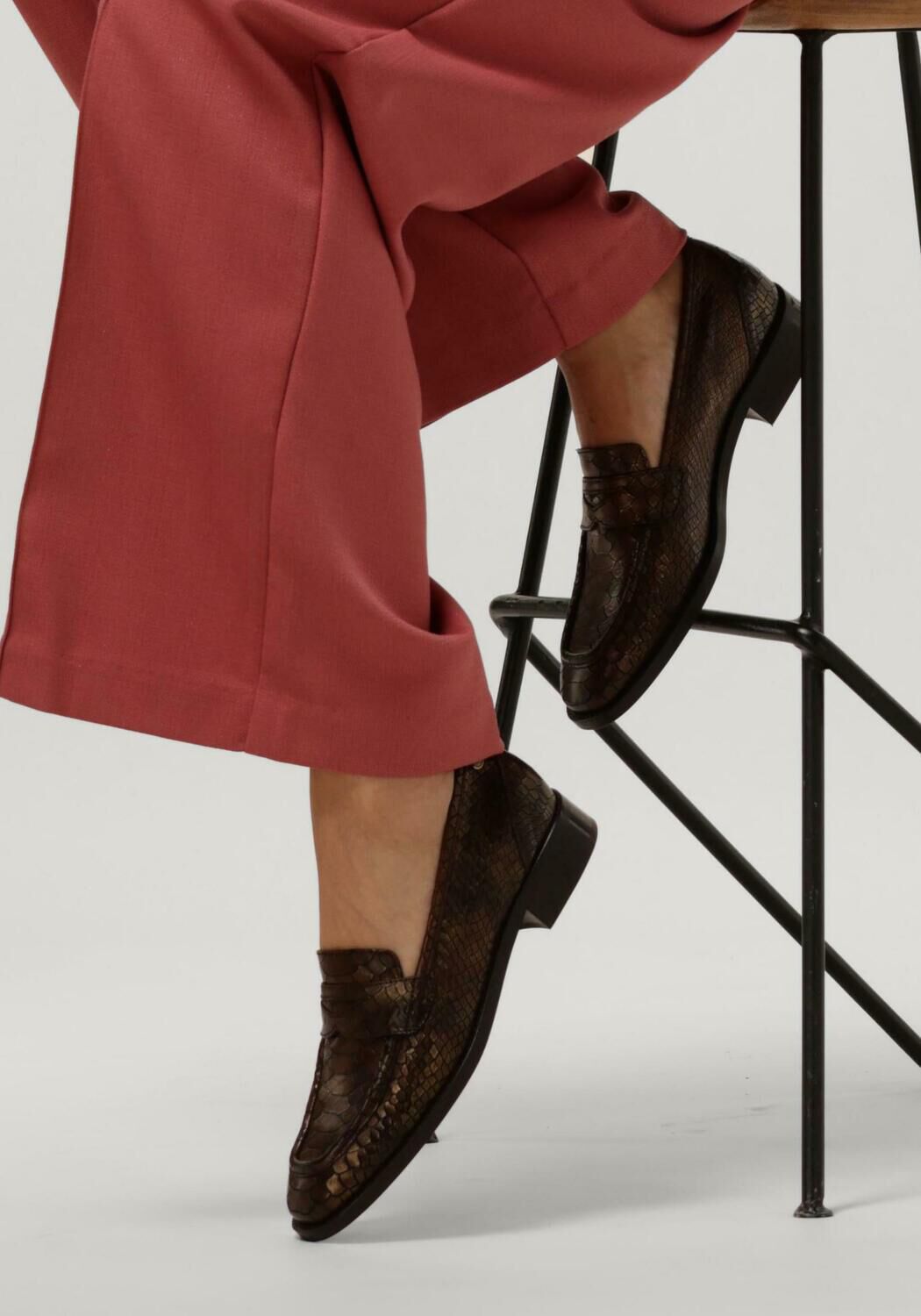 Braune FRED DE LA BRETONIERE Loafer MINT - large