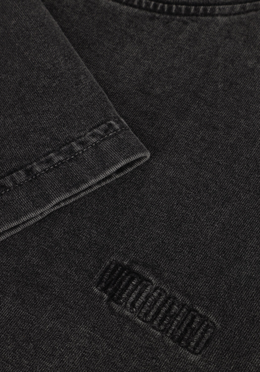 Dunkelgrau WOODBIRD T-shirt WBBAINE WASHED TEE - large