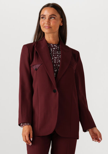 Bordeaux HAUTE L'AMITIÉ Gilet PREMIERE SINGLE BLAZER - large