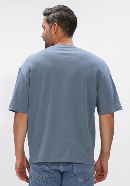 Blaue SELECTED MEN T-shirt SLHRELAXASPEN 2-PLY SS O-NECK NOOS - large
