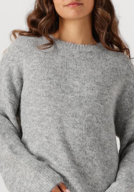 Hellgrau OBJECT Pullover OBJSAGGIA LS LO PULLOVER - large
