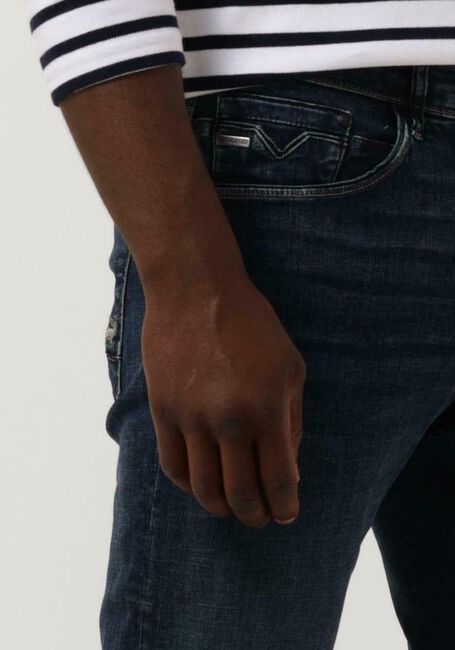Blaue VANGUARD Slim fit jeans V12 RIDER - large