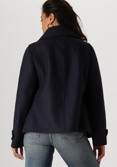 Dunkelblau TOMMY HILFIGER Jack WOOL BLEND DB PEACOAT - large