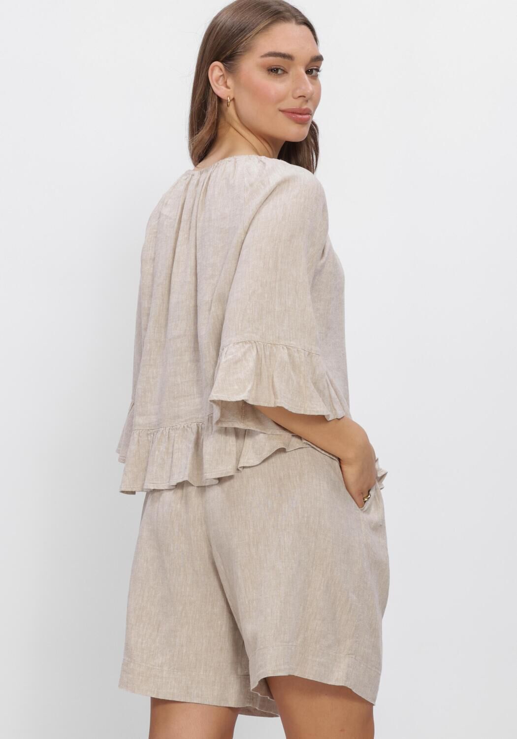 Sand MSCH COPENHAGEN Blusen MSCHVIANA GINIA 2/4 TOP - large