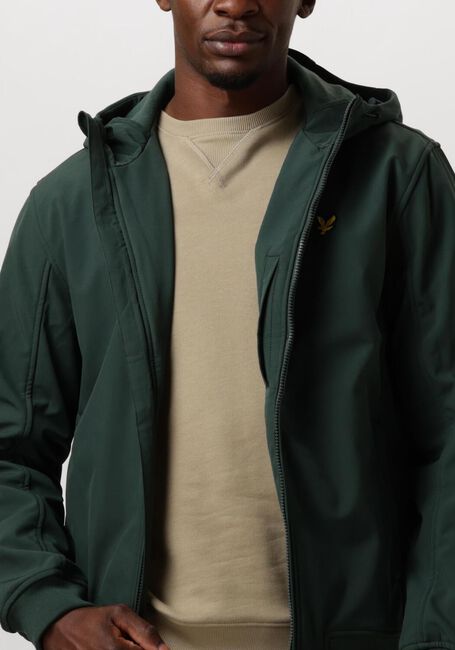 Blaue LYLE & SCOTT Jack FLEECE BACK SOFTSHELL JACKET - large