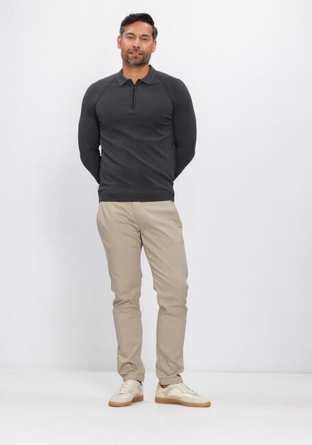 Dunkelgrau CAST IRON Polo-Shirt REGULAR FIT VISCOSE BLEND - large