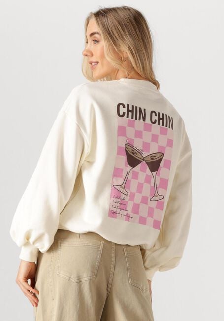 Ecru YDENCE Sweatshirt SWEATER CHEERS BABE - large