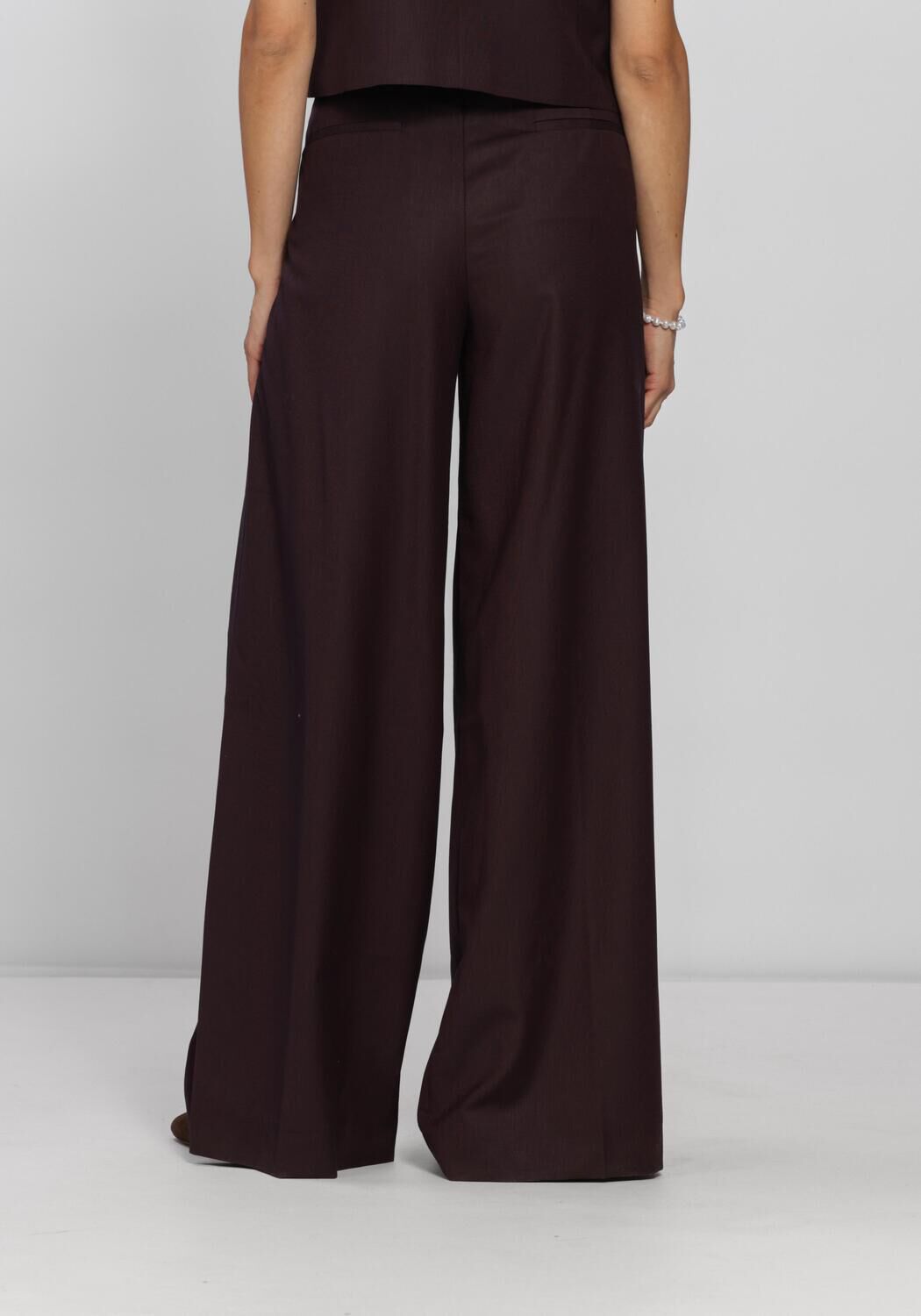 Braune BY-BAR Weite Hose SEF PANTS - large