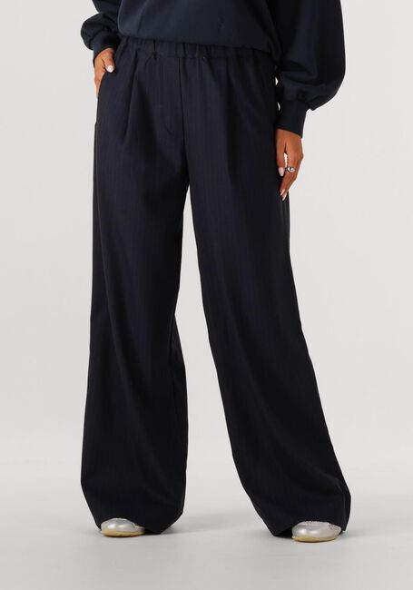 Dunkelblau BY-BAR Weite Hose BENJI PINSTRIPE PANTS - large