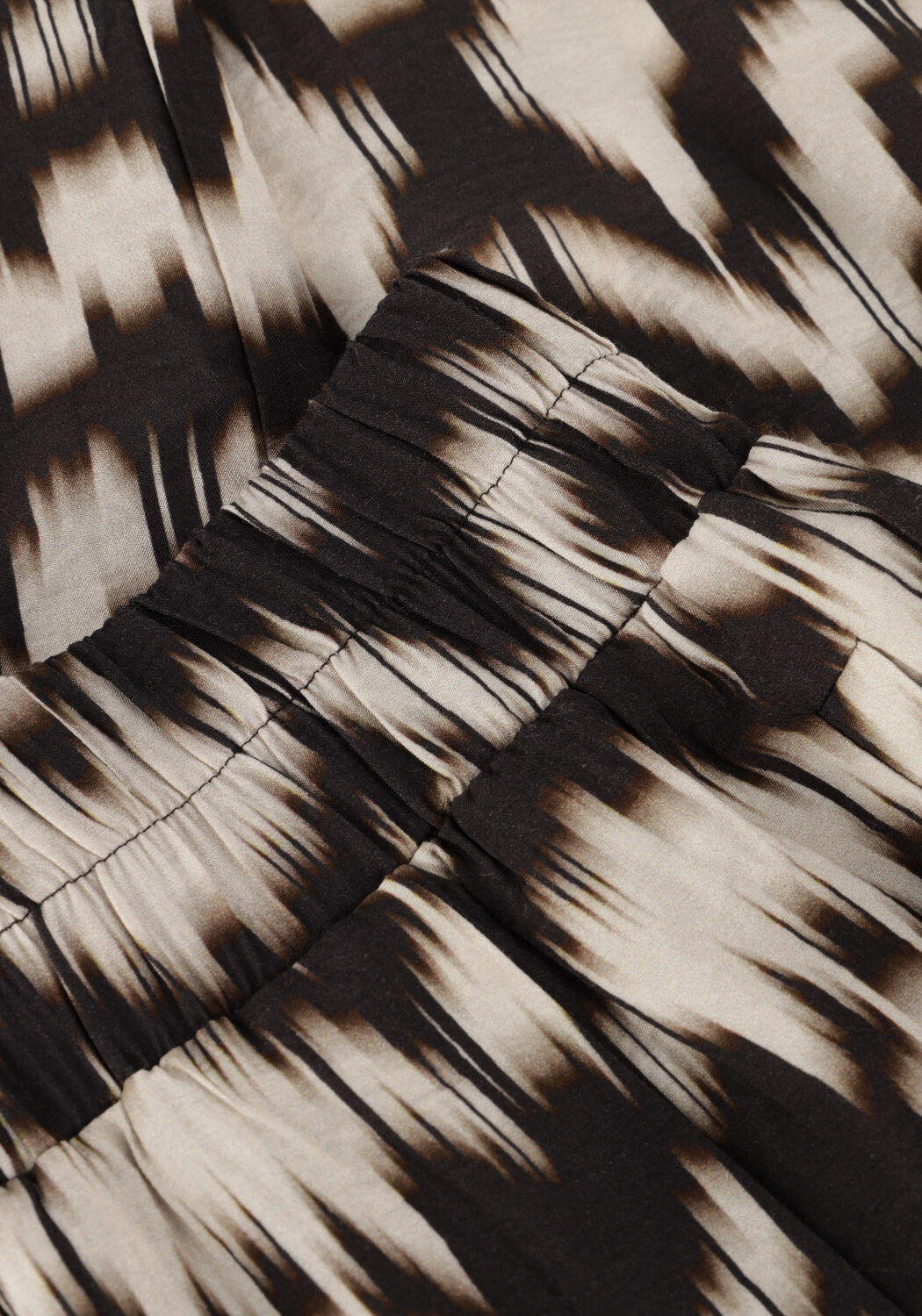 Braune BY-BAR Weite Hose BENJI BROWN BATIK PANTS - large