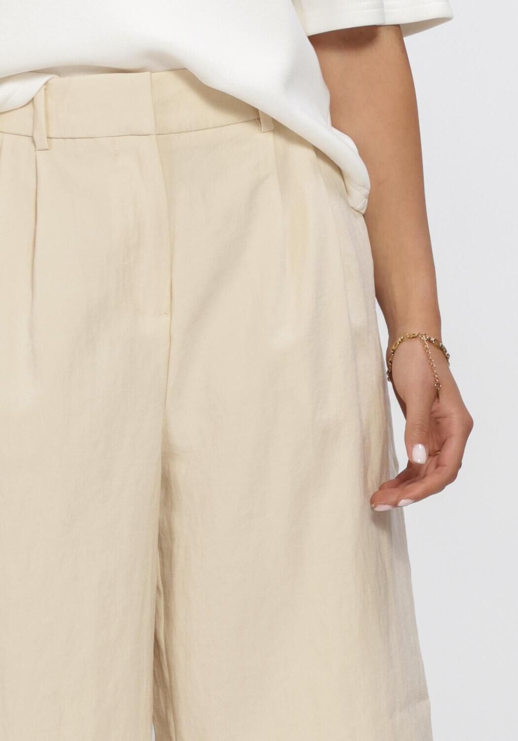 Beige MSCH COPENHAGEN Kurze Hose MSCHKEELEY EDELMIRA HW SHORTS - large
