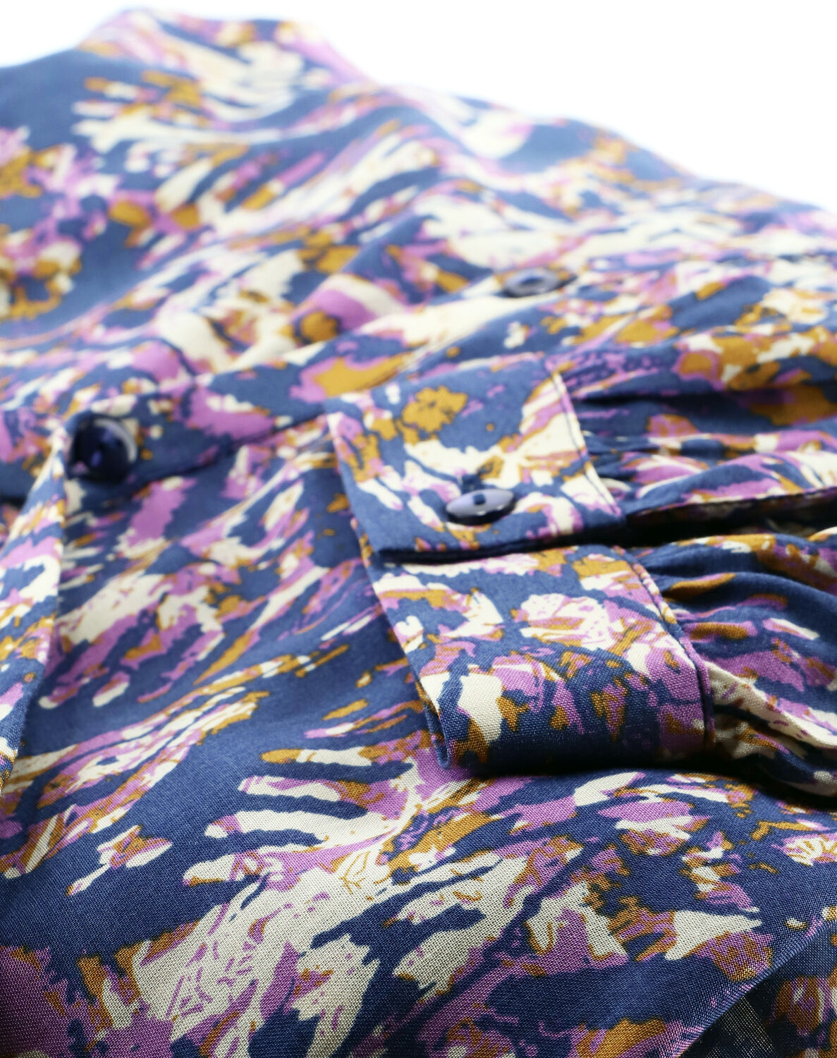 Blaue LOLLYS LAUNDRY Blusen LARI SHIRT - large