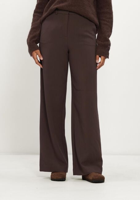 Braune MSCH COPENHAGEN Hose MSCHMACY MICHELLE HW WIDE PANTS REGULAR - large