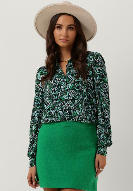 Blaue VANILIA Blusen LIQUID BLOUSE - large