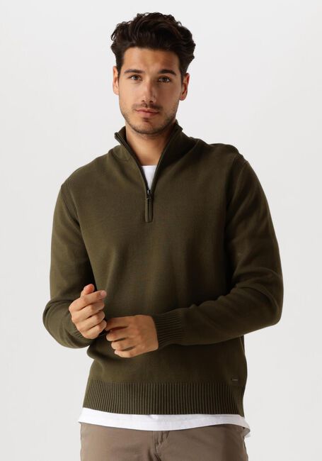 Dunkelgrün DSTREZZED Pullover FELL SKIPPER - large