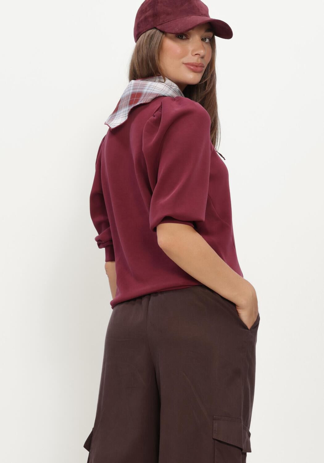 Bordeaux SELECTED WOMEN Sweatshirt SLFTENNY - large