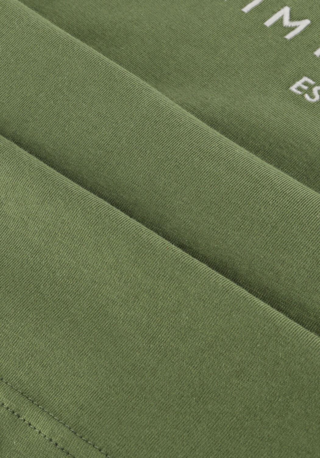 Olive TOMMY HILFIGER T-shirt TOMMY LOGO TEE - large