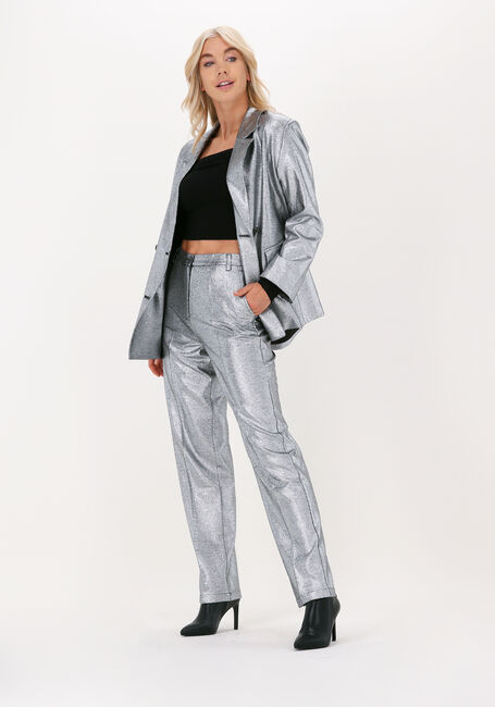 Silberne SELECTED WOMEN Blazer SANA LSL OVERSIZE BLAZER - large