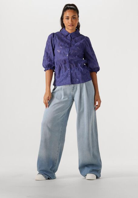 Blaue POM AMSTERDAM Blusen SAPPHIRE BLOUSE - large