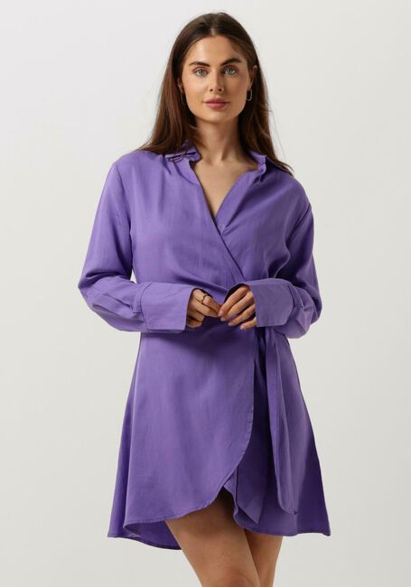Lilane COLOURFUL REBEL Minikleid HETTE UNI WRAP MINI DRESS - large