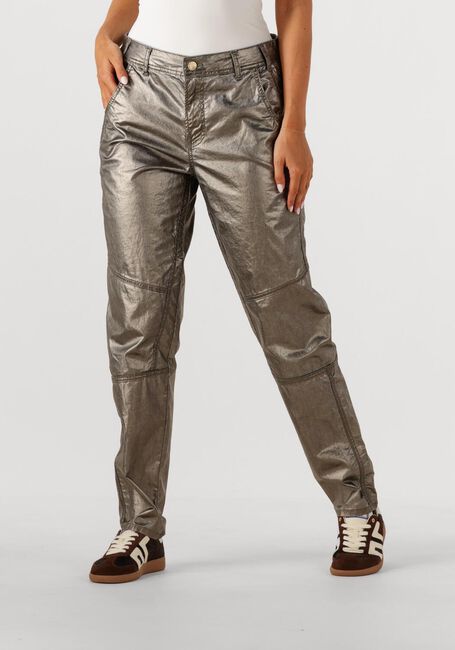 Metallisch SUMMUM Lange Hosen TAPERED METALLIC COATED TWILL - large