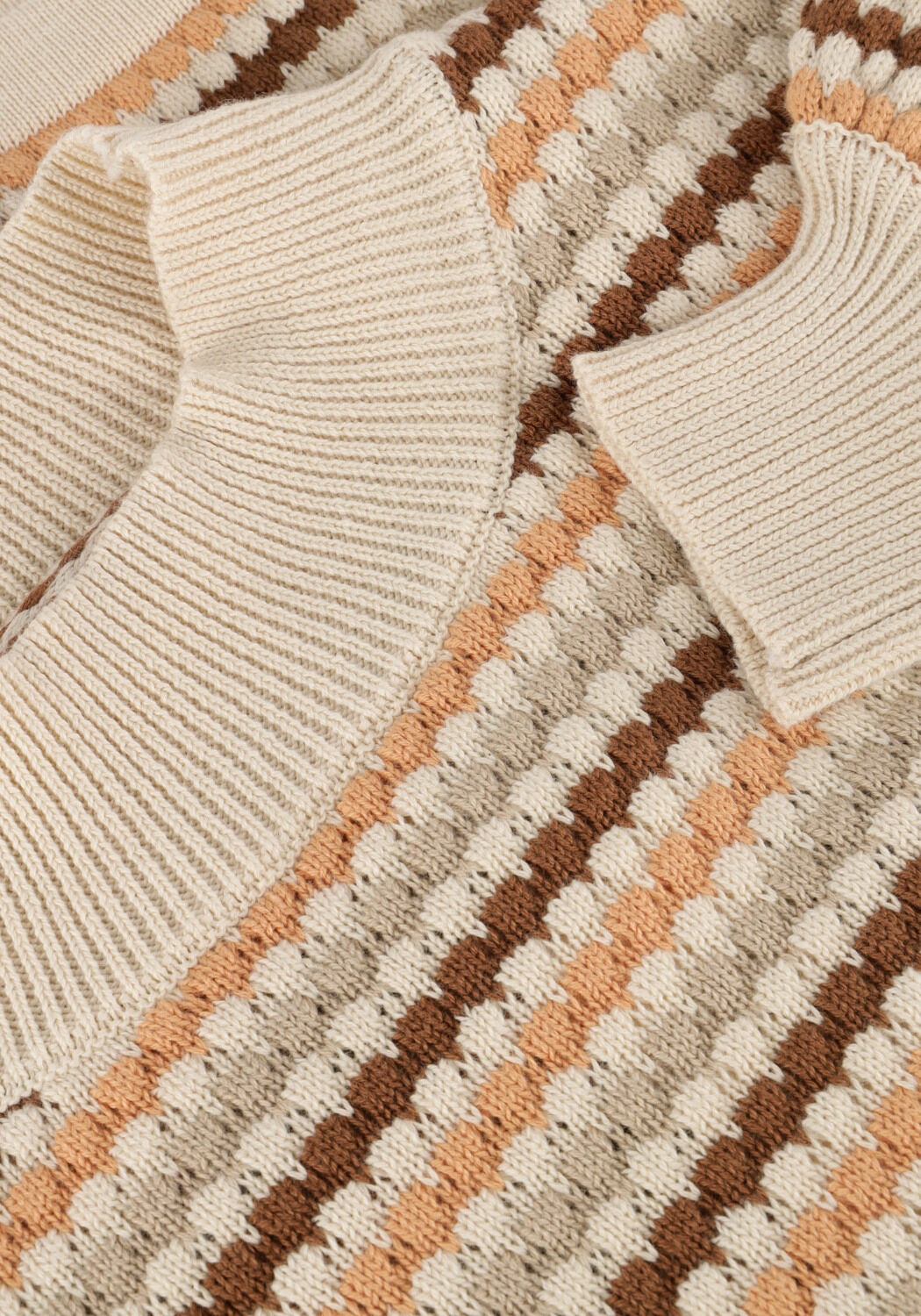 Beige RYLEE + CRU Pullover BOXY CROP SWEATER - large