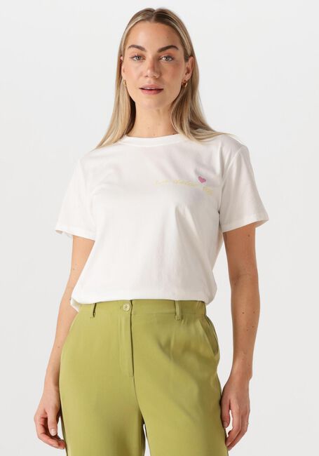 Weiße YDENCE T-shirt T-SHIRT LA DOLCE VITA - large