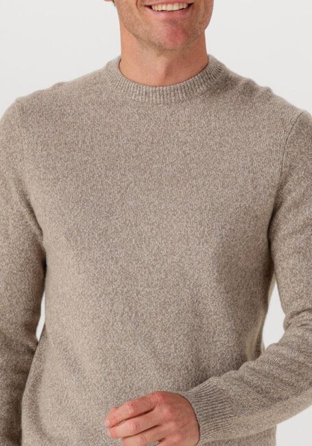 Beige PROFUOMO Pullover PULLOVER CREW NECK WOOLBLEND - large