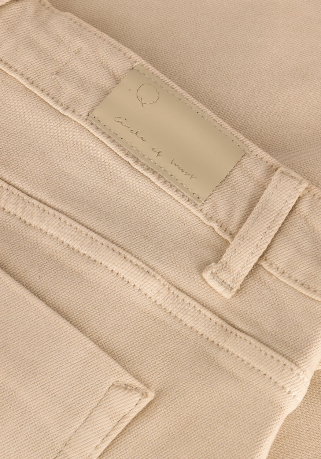 Beige CIRCLE OF TRUST Mom jeans LENNY CHINO - large