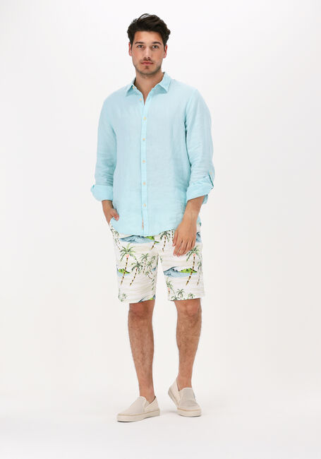 Hellblau SCOTCH & SODA Casual-Oberhemd REGULAR FIT GARMENT-DYED LINEN SHIRT - large