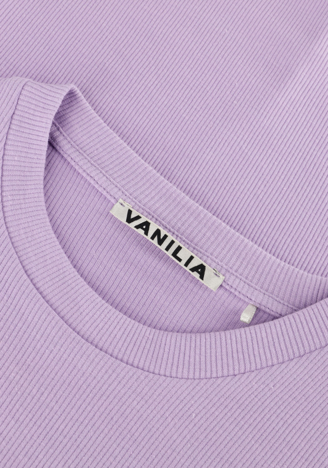 Lilane VANILIA Top RIB BASIC T-SHIRT - large