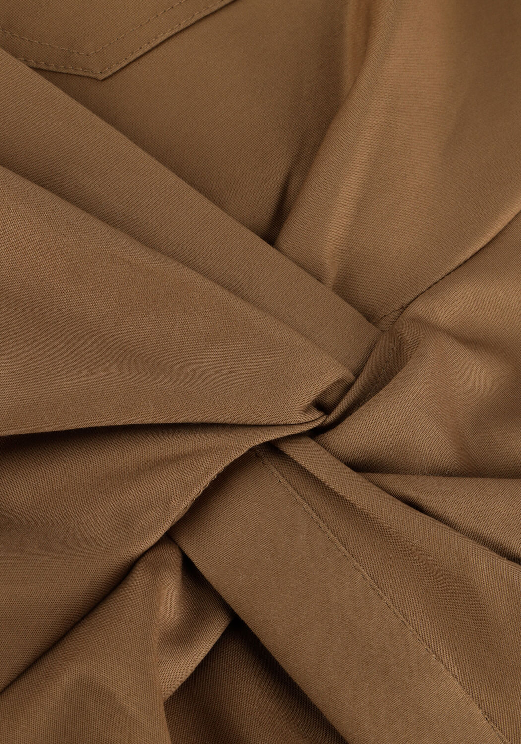 Camelfarbene SECOND FEMALE Minikleid CHEERA DRESS - large