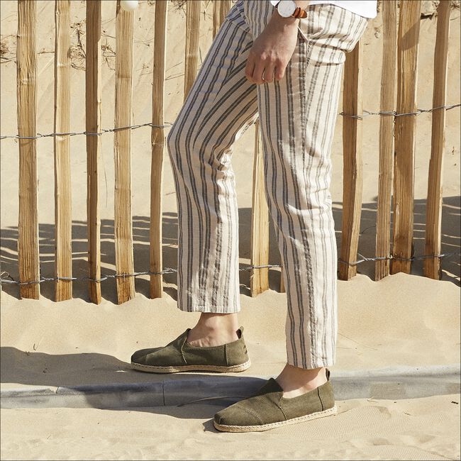 Grüne TOMS Espadrilles DECONSTRUCTED ALPARGATA MEN Grüne TOMS Espadrilles DECONSTRUCTED ALPARGATA MEN - large