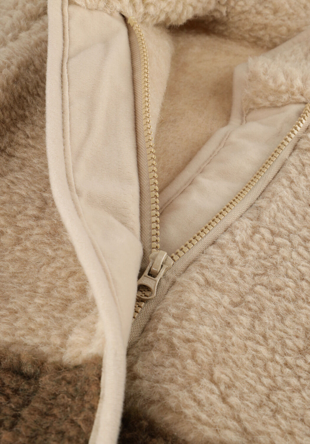 Beige ALWERO Teddy-Jacke JAS TWO SHEEPS JUNIOR - large