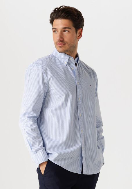 Hellblau TOMMY HILFIGER Klassisches Oberhemd FLEX POPLIN CLASSIC - large