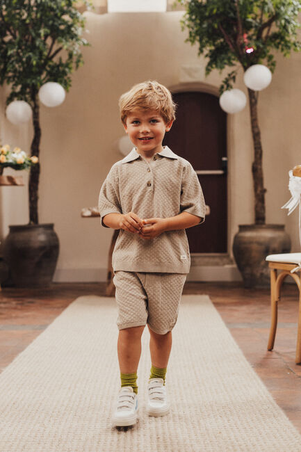 Taupe BAJE STUDIO Kurze Hose MOZI - large