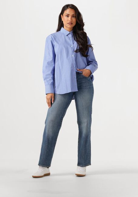 Blaue TOMMY HILFIGER Blusen ESS POPLIN EASY FIT SHIRT - large