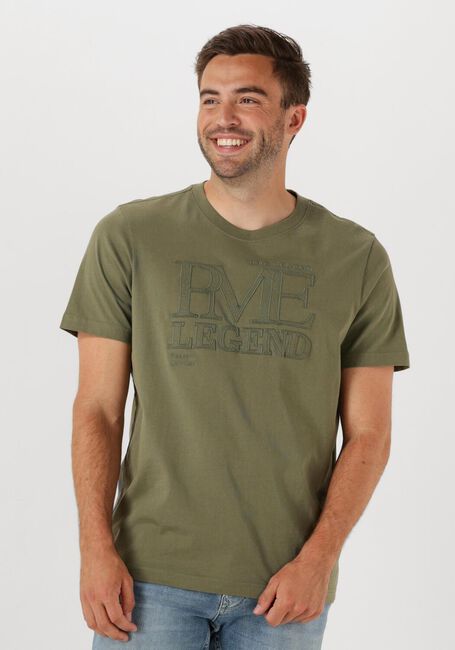 Olive PME LEGEND T-shirt SINGLE JERSEY - large